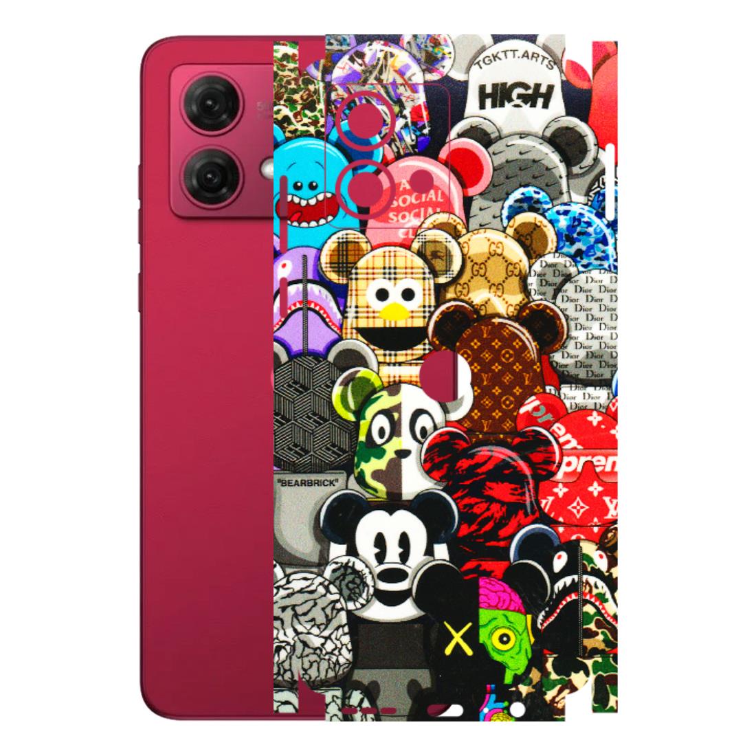 Motorola Phone Skins (All Models) - More Mickey Mouses - 3D Embossed Finish (L-118) Motorola G84 (5G)