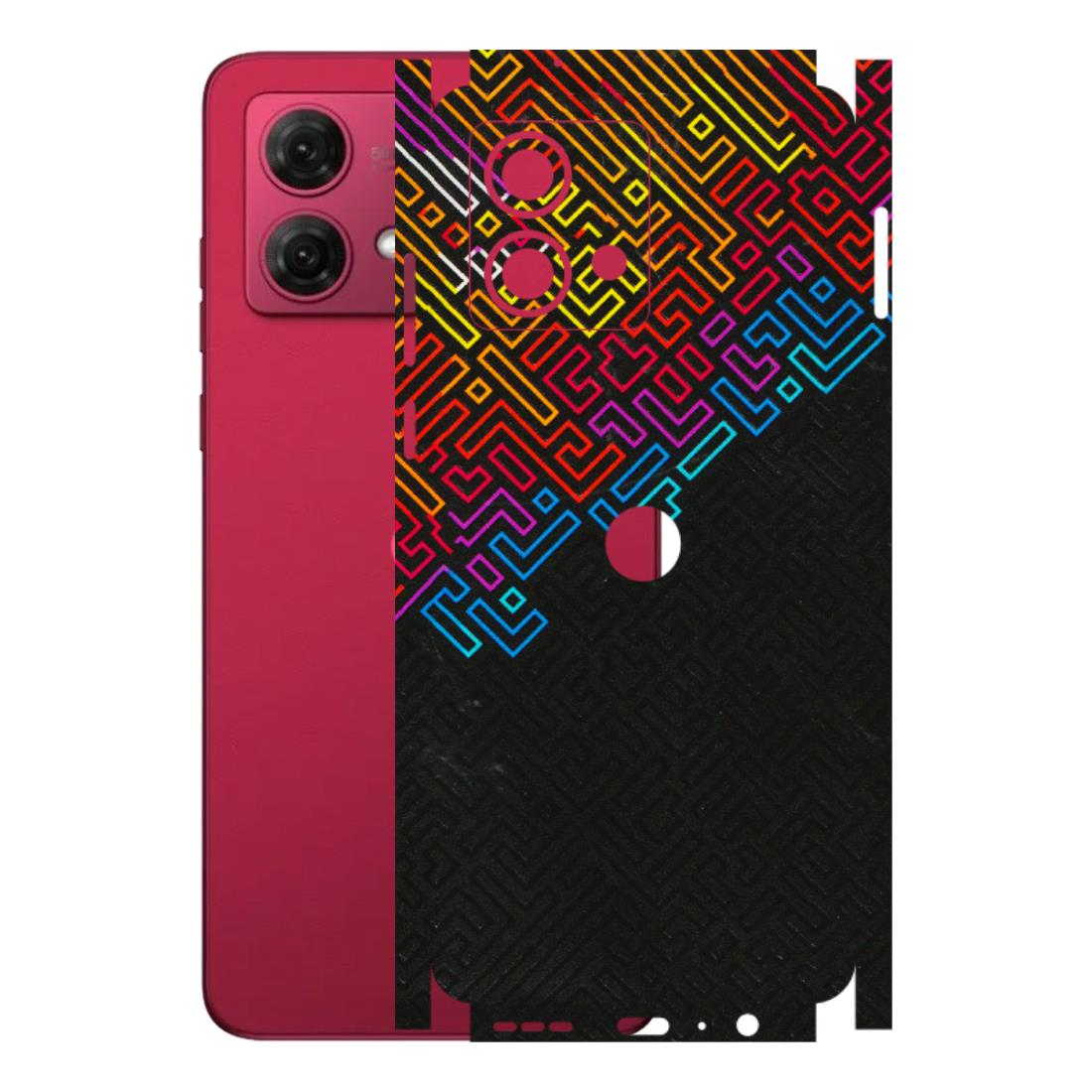 Motorola Phone Skins (All Models) - Dotme Pattern Art - 3D Embossed Finish (L-121) Motorola G84 (5G)