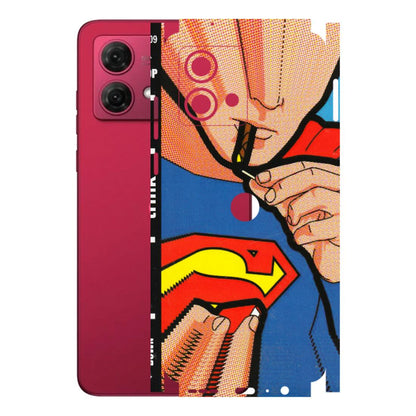 Motorola Phone Skins (All Models) - Superman Sutta - 3D Embossed Finish (L-130) Motorola G84 (5G)