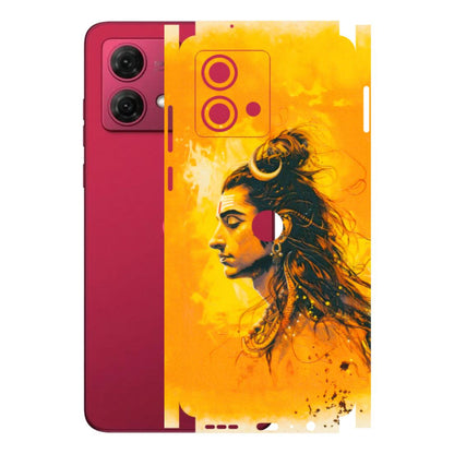 Motorola Phone Skins (All Models) - Shiv Shakti - 3D Embossed Finish (L-14) Motorola G84 (5G)