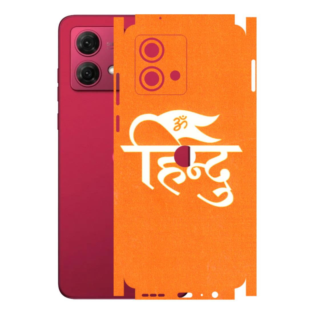 Motorola Phone Skins (All Models) - Hindu Kesari - 3D Embossed Finish (L-154) Motorola G84 (5G)