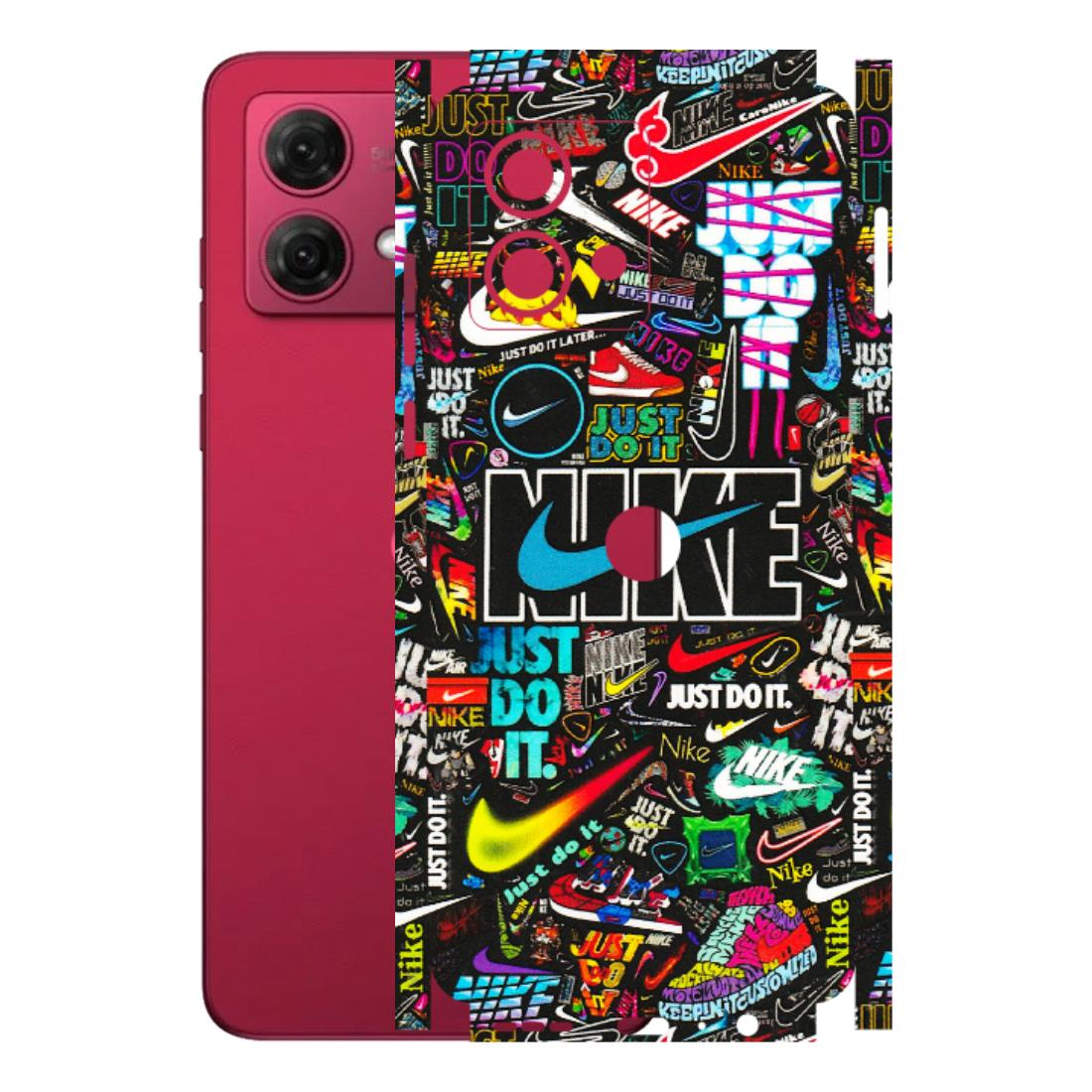 Motorola Phone Skins (All Models) - Just Do It Doodles - 3D Embossed Finish (L-166) Motorola G84 (5G)