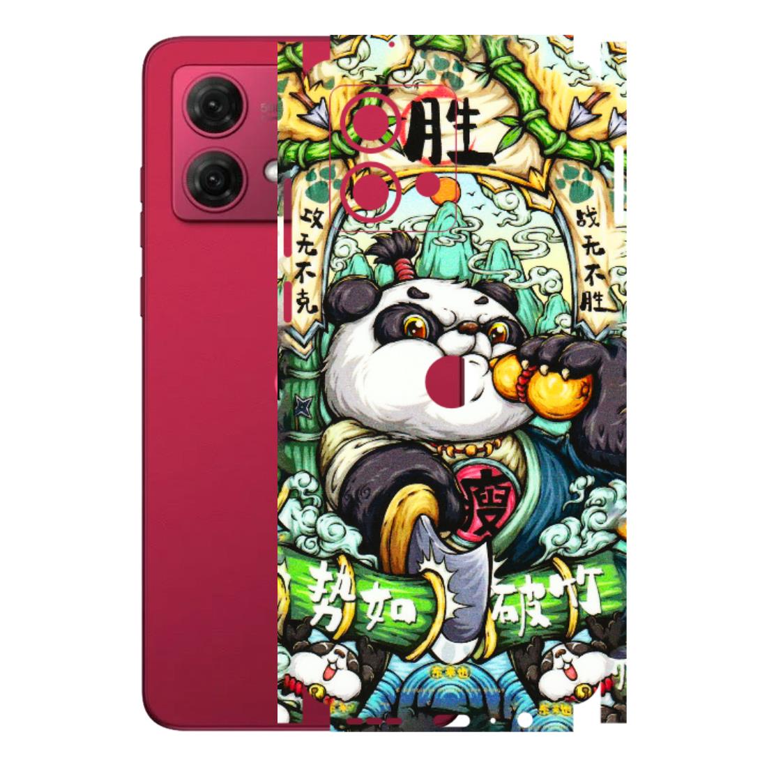 Motorola Phone Skins (All Models) - Royal Rich Panda - 3D Embossed Finish (L-170) Motorola G84 (5G)