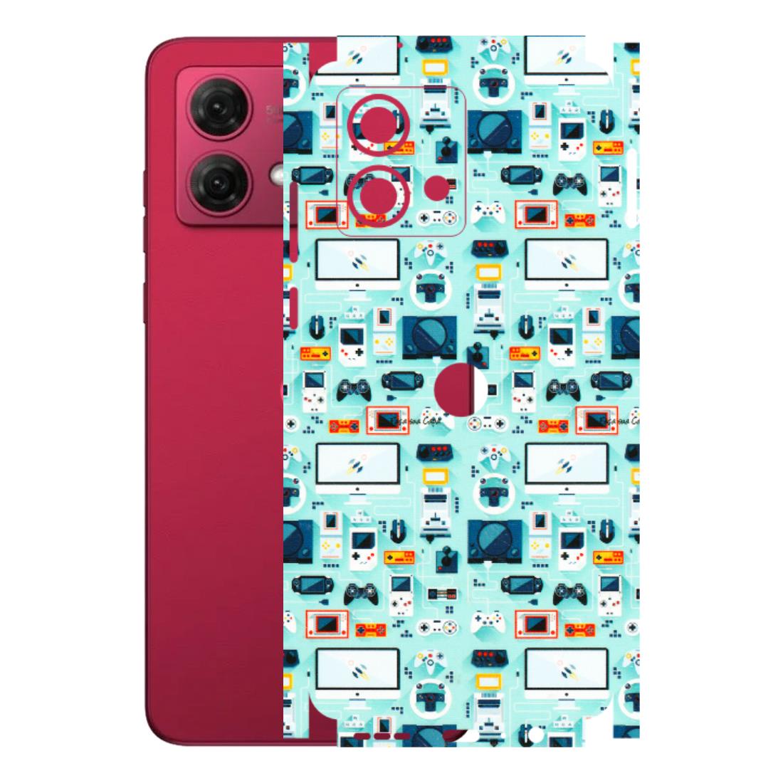 Motorola Phone Skins (All Models) - Gadgets Doodle - 3D Embossed Finish (L-184) Motorola G84 (5G)