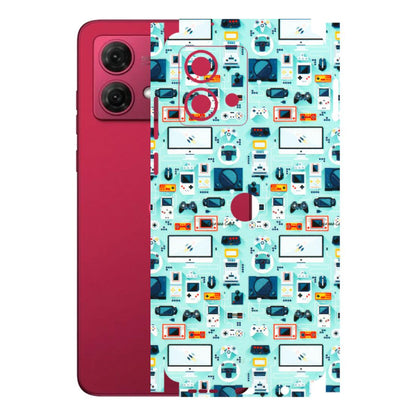 Motorola Phone Skins (All Models) - Gadgets Doodle - 3D Embossed Finish (L-184) Motorola G84 (5G)