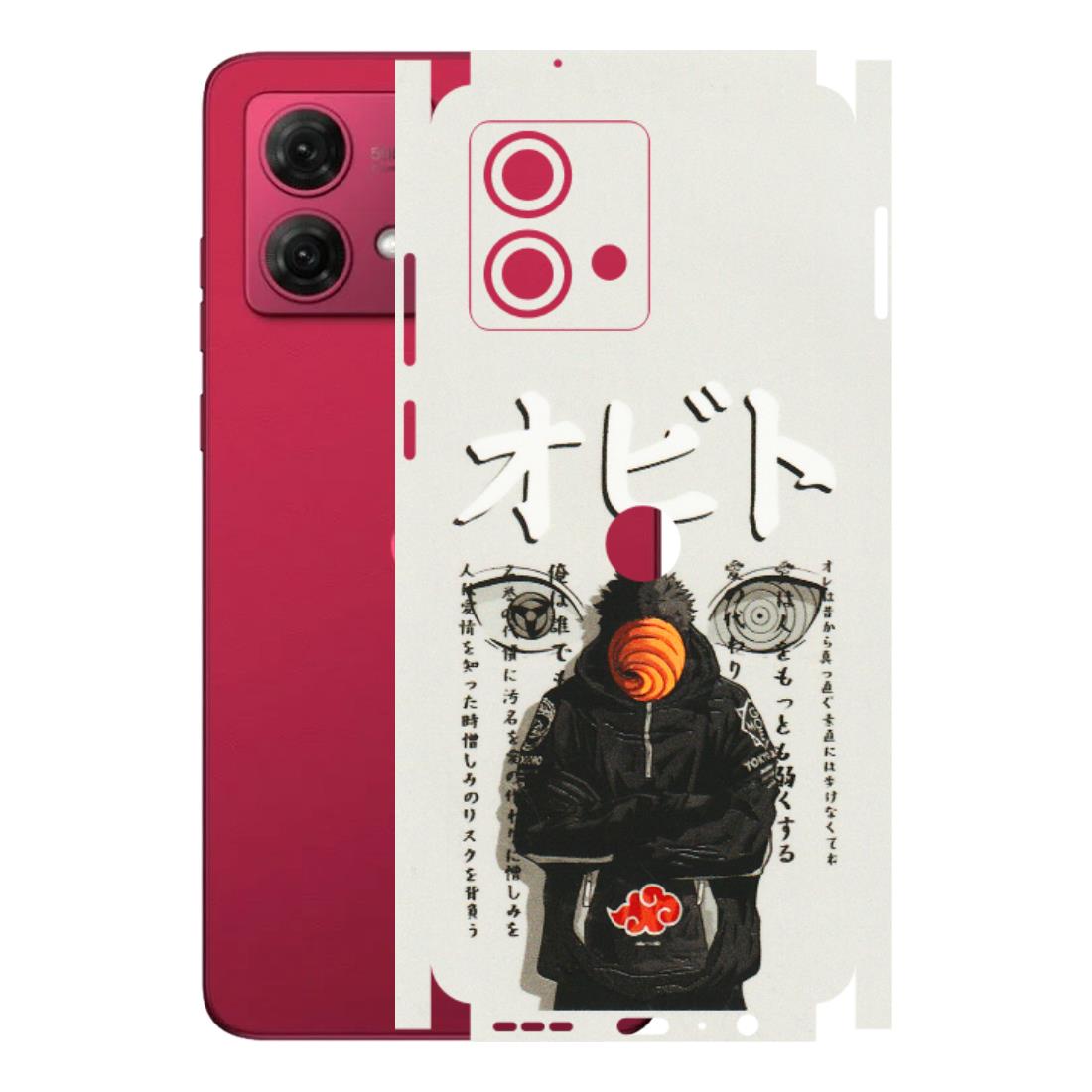 Motorola Phone Skins (All Models) - Obito Anime Eye - 3D Embossed Finish (L-19) Motorola G84 (5G)