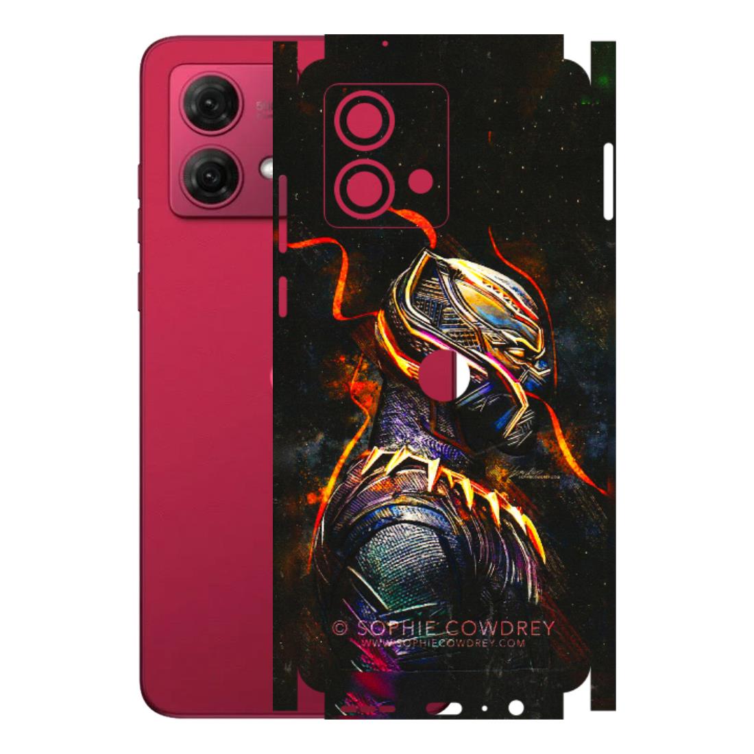 Motorola Phone Skins (All Models) - Black Panther - 3D Embossed Finish (L-190) Motorola G84 (5G)