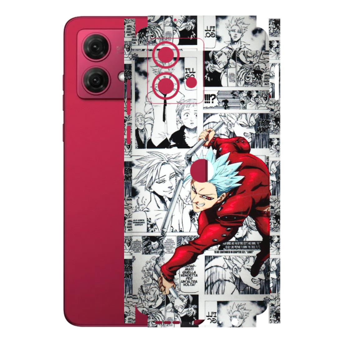 Motorola Phone Skins (All Models) - Anime Comic - 3D Embossed Finish (L-192) Motorola G84 (5G)