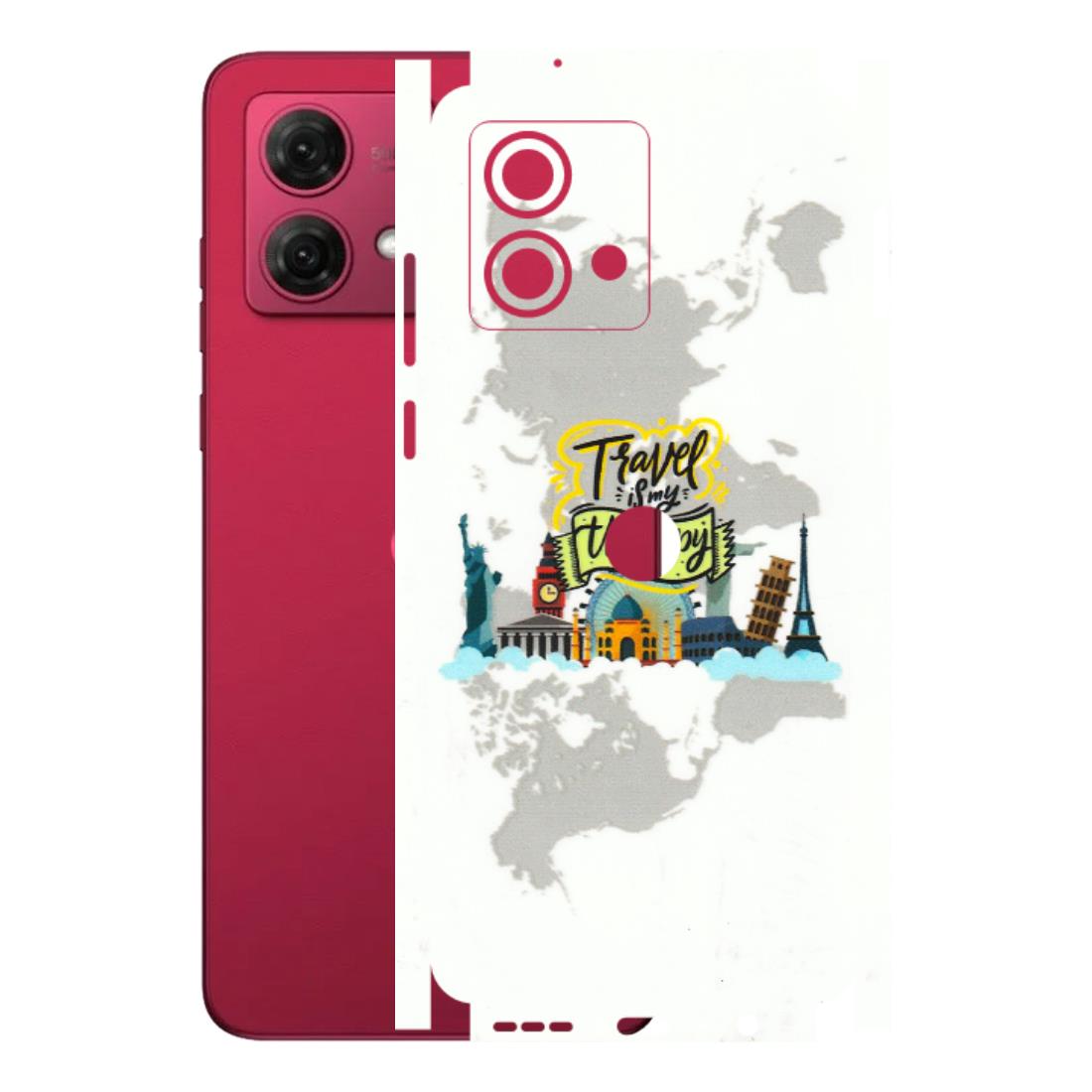 Motorola Phone Skins (All Models) - Travel Therapy - 3D Embossed Finish (L-199) Motorola G84 (5G)