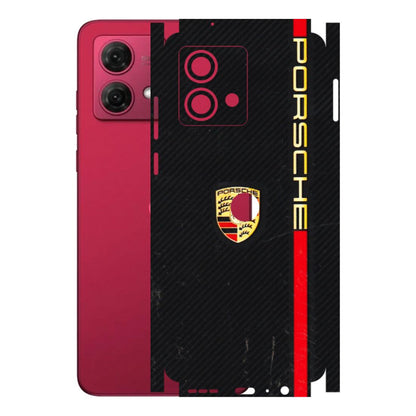 Motorola Phone Skins (All Models) - Premium Porsche - 3D Embossed Finish (L-225) Motorola G84 (5G)