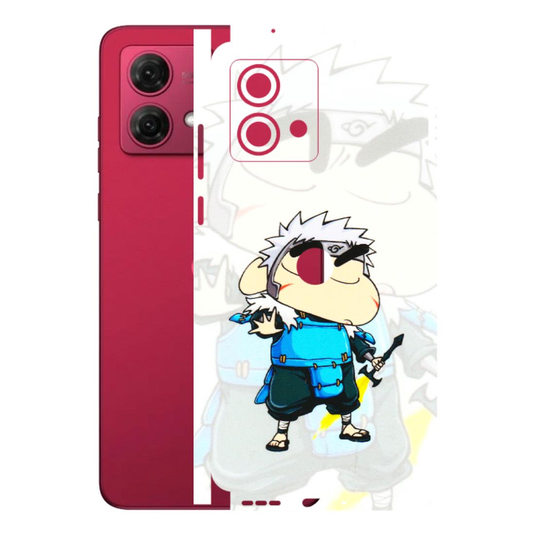 Motorola Phone Skins (All Models) - Angry Young Shinchan - 3D Embossed Finish (L-226) Motorola G84 (5G)