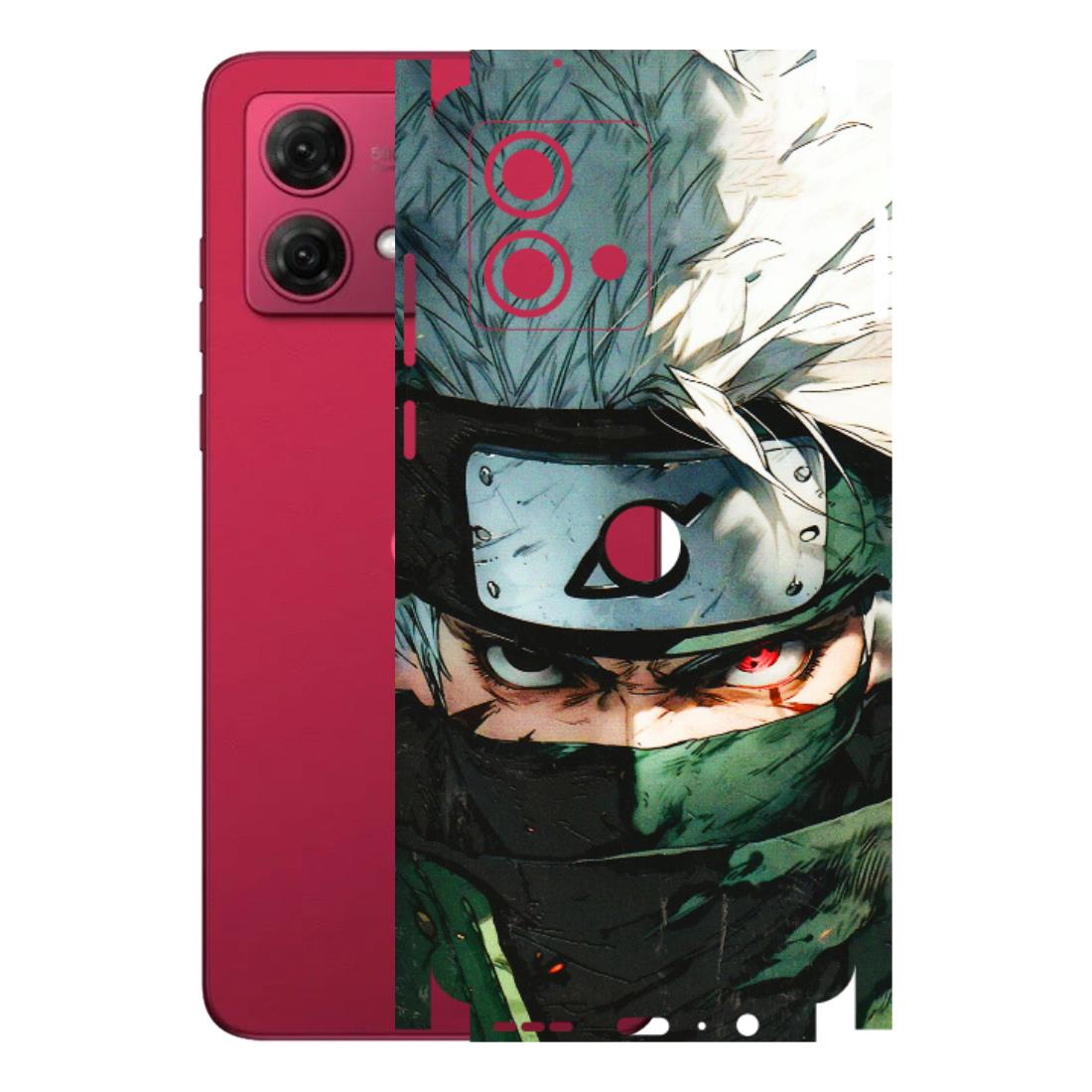 Motorola Phone Skins (All Models) - Kakashi Red Eye Focus - 3D Embossed Finish (L-227) Motorola G84 (5G)