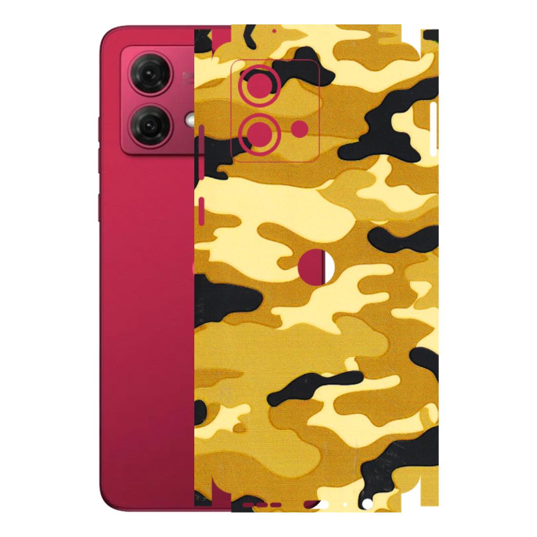 Motorola Phone Skins (All Models) - Indian Camo - 3D Embossed Finish (L-228) Motorola G84 (5G)