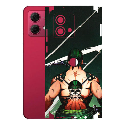 Motorola Phone Skins (All Models) - Zoro Anime - 3D Embossed Finish (L-23) Motorola G84 (5G)