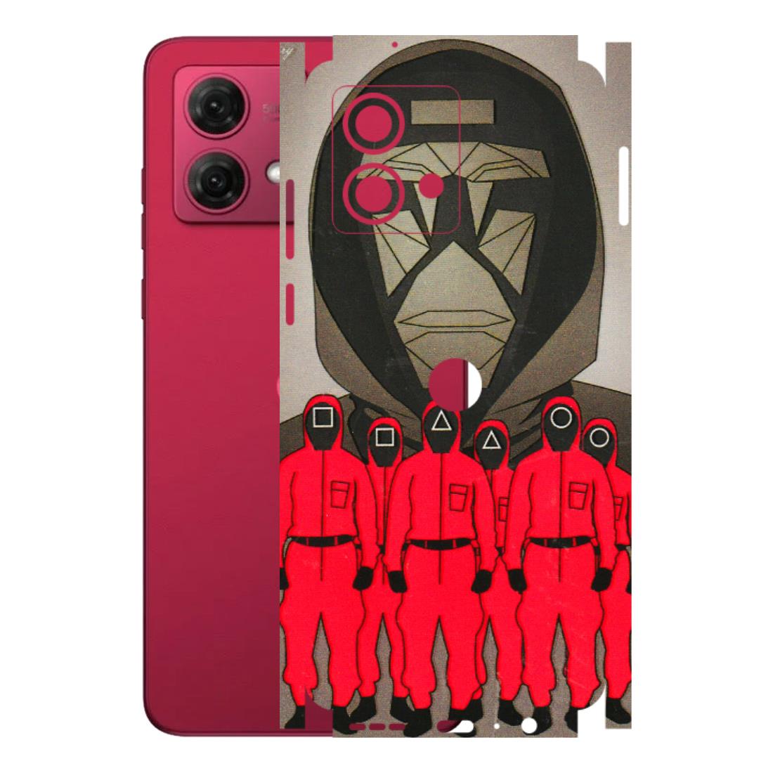 Motorola Phone Skins (All Models) - Squid Game Hero - 3D Embossed Finish (L-245) Motorola G84 (5G)