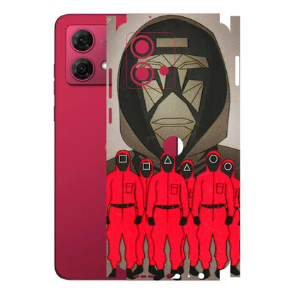 Motorola Phone Skins (All Models) - Squid Game Hero - 3D Embossed Finish (L-245) Motorola G84 (5G)