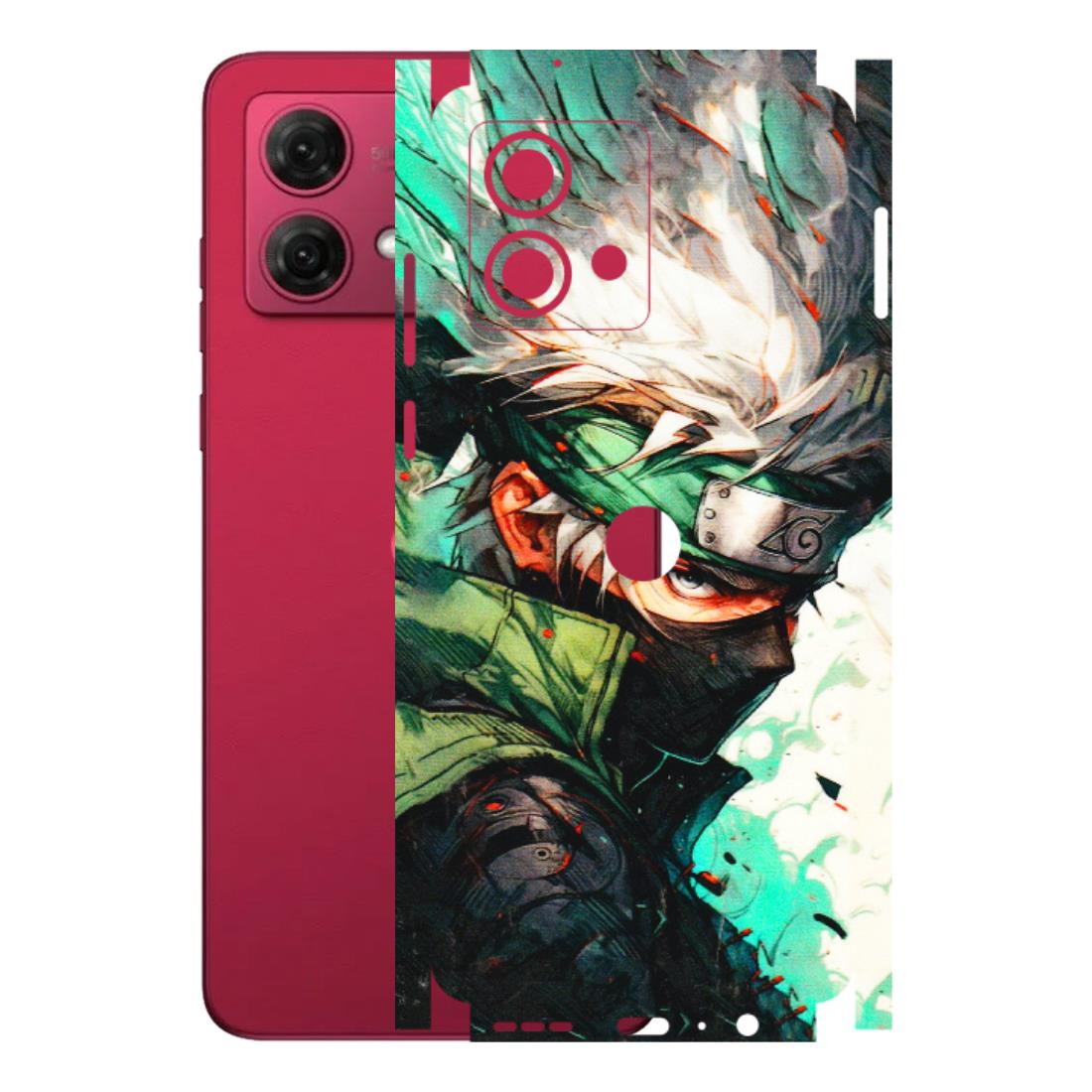 Motorola Phone Skins (All Models) - Kakashi Side Profile - 3D Embossed Finish (L-249) Motorola G84 (5G)