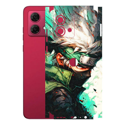 Motorola Phone Skins (All Models) - Kakashi Side Profile - 3D Embossed Finish (L-249) Motorola G84 (5G)