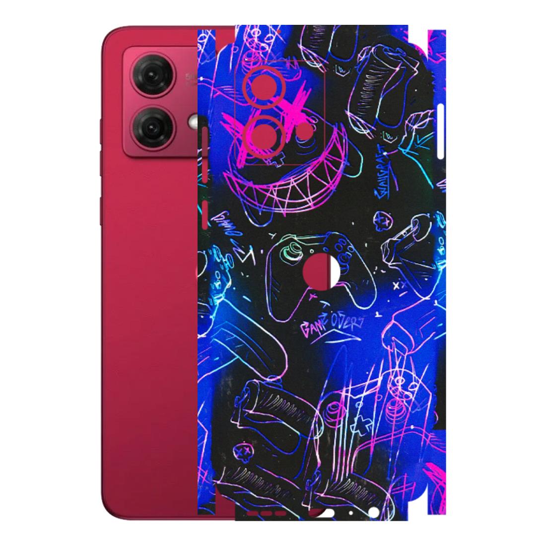 Motorola Phone Skins (All Models) - Gamers Paradise - 3D Embossed Finish (L-258) Motorola G84 (5G)