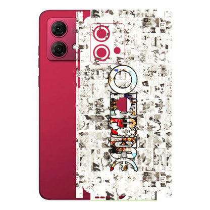 Motorola Phone Skins (All Models) - One Piece Manga - 3D Embossed Finish (L-26) Motorola G84 (5G)