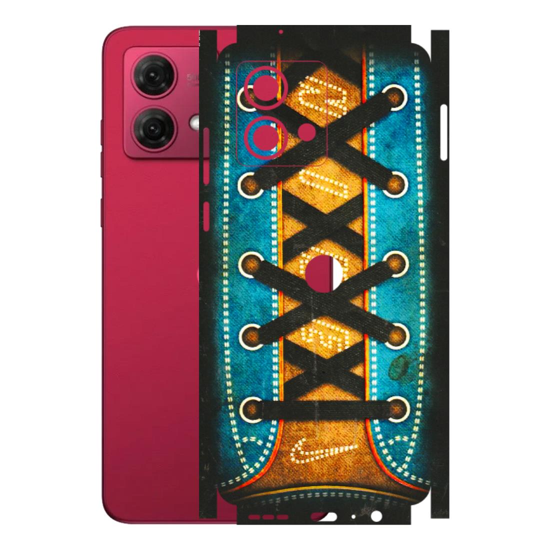 Motorola Phone Skins (All Models) - Sneakers Lover Nike - 3D Embossed Finish (L-262) Motorola G84 (5G)