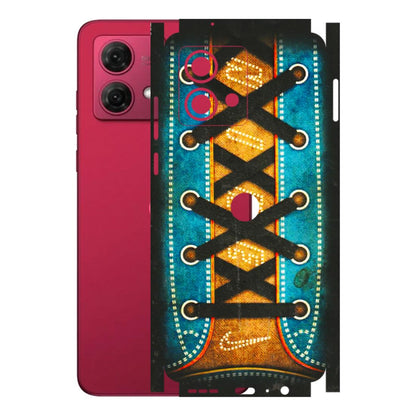 Motorola Phone Skins (All Models) - Sneakers Lover Nike - 3D Embossed Finish (L-262) Motorola G84 (5G)