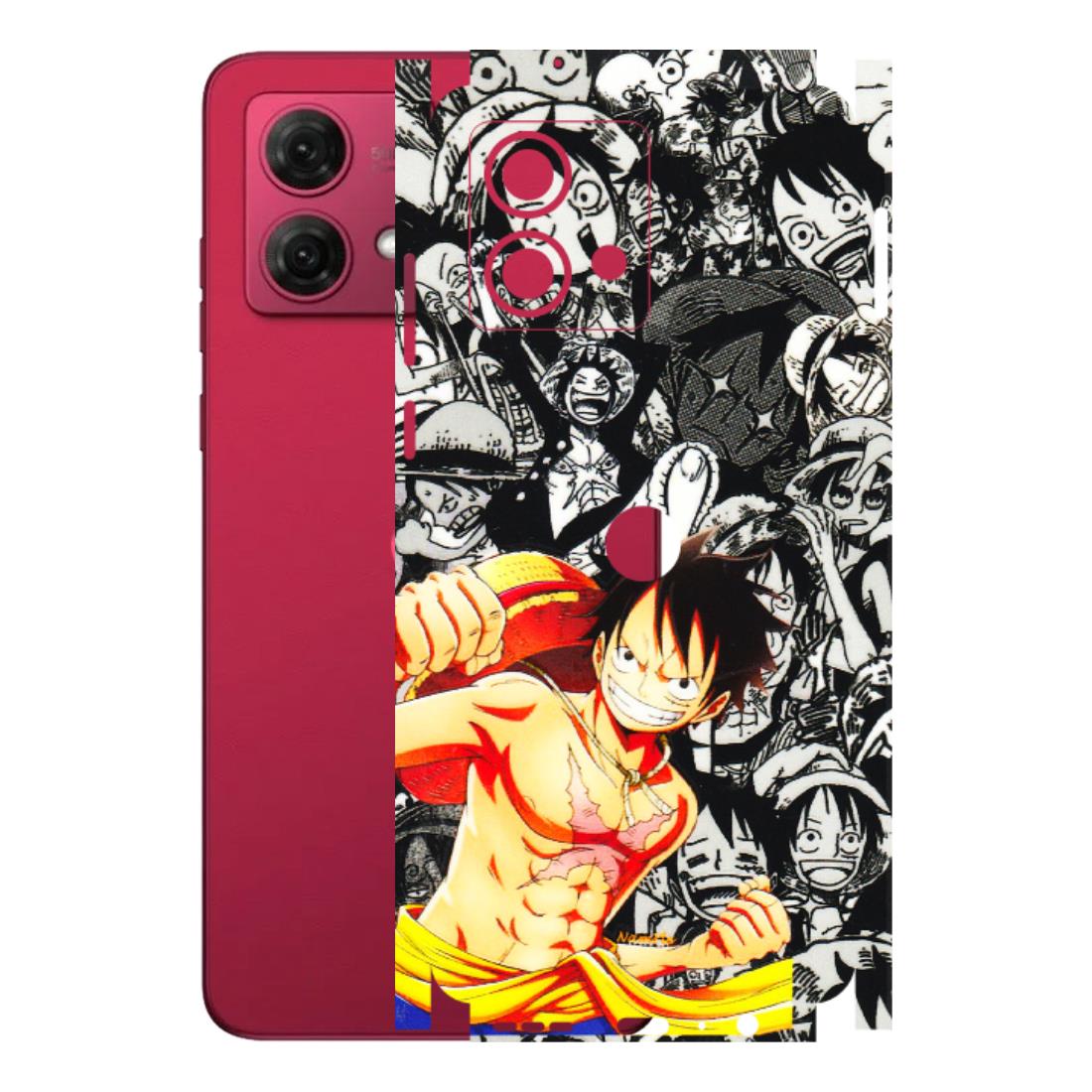 Motorola Phone Skins (All Models) - Anime Comics Games Doodles - 3D Embossed Finish (L-27) Motorola G84 (5G)