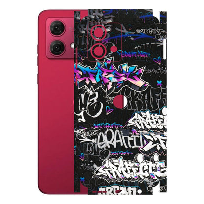 Motorola Phone Skins (All Models) - Graffiti Killer - 3D Embossed Finish (L-274) Motorola G84 (5G)