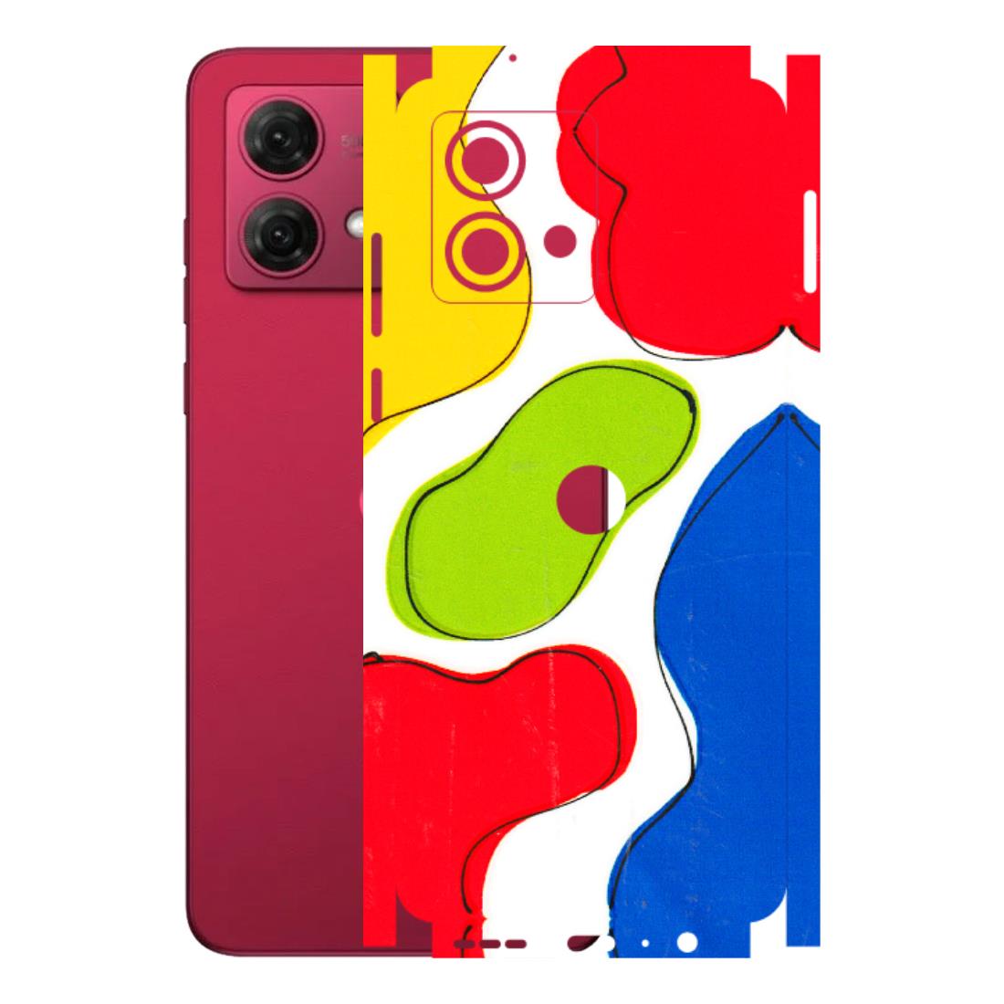 Motorola Phone Skins (All Models) - RGB Colour Paint - 3D Embossed Finish (L-284) Motorola G84 (5G)