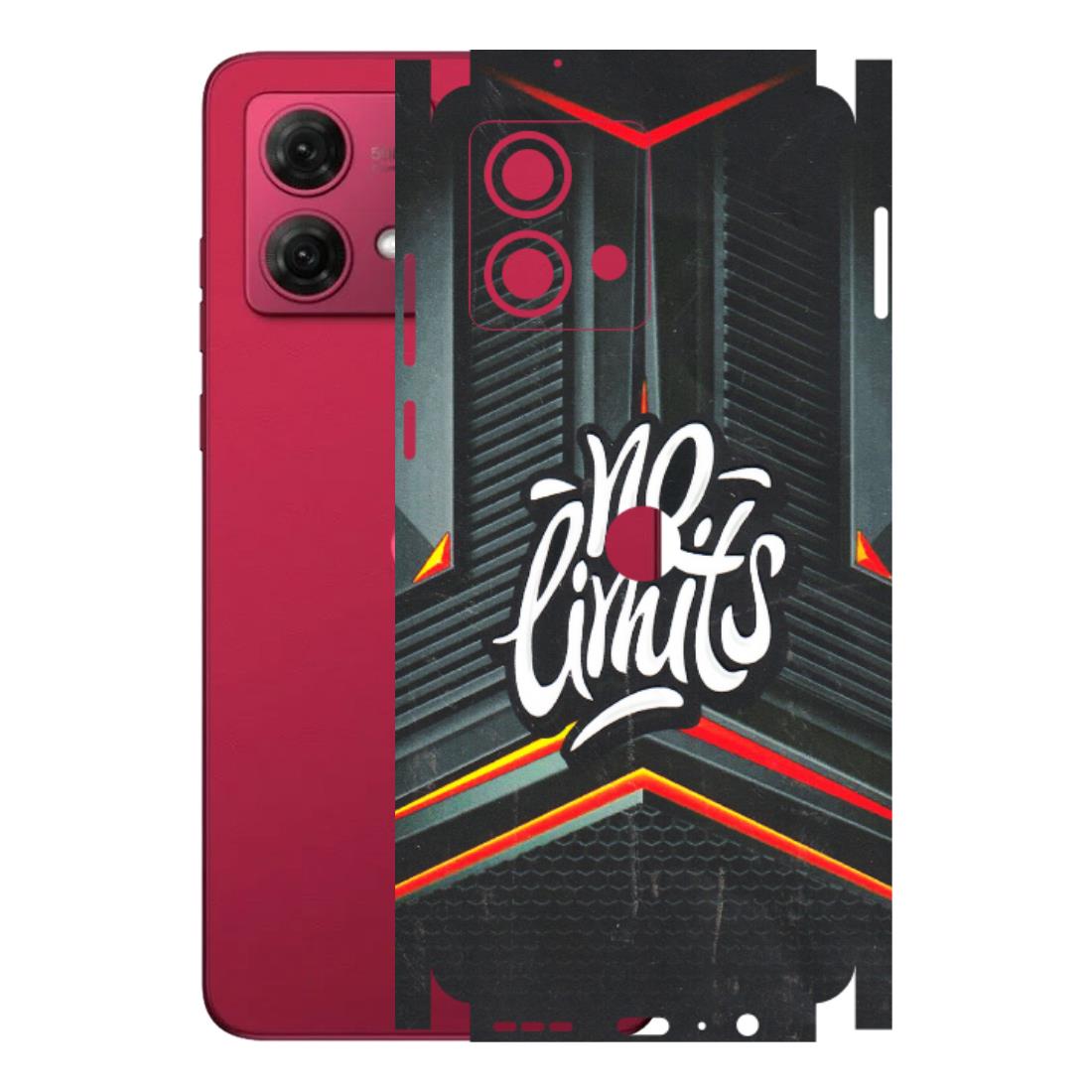 Motorola Phone Skins (All Models) - No Limits - 3D Embossed Finish (L-286) Motorola G84 (5G)