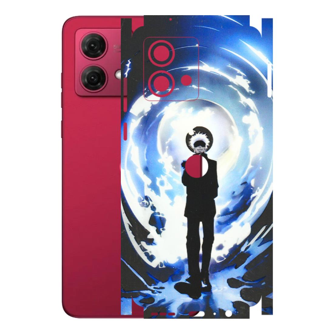 Motorola Phone Skins (All Models) - Jujustu Kaisen Anime Manga - 3D Embossed Finish (L-317) Motorola G84 (5G)