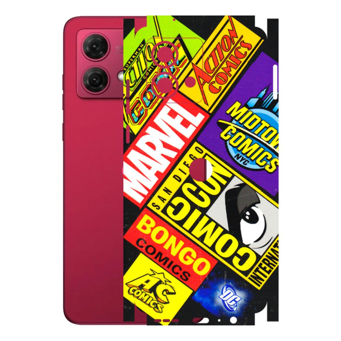 Motorola Phone Skins (All Models) - Bongo Comic Con - 3D Embossed Finish (L-325) Motorola G84 (5G)