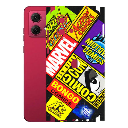 Motorola Phone Skins (All Models) - Bongo Comic Con - 3D Embossed Finish (L-325) Motorola G84 (5G)