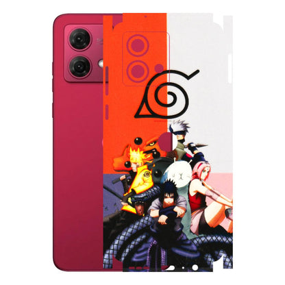 Motorola Phone Skins (All Models) - Naruto Final Fight - 3D Embossed Finish (L-33) Motorola G84 (5G)