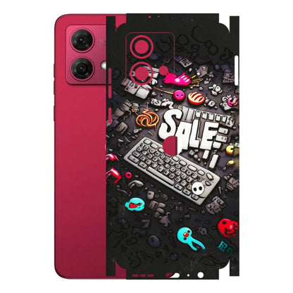 Motorola Phone Skins (All Models) - Gadgets Sale - 3D Embossed Finish (L-50) Motorola G84 (5G)