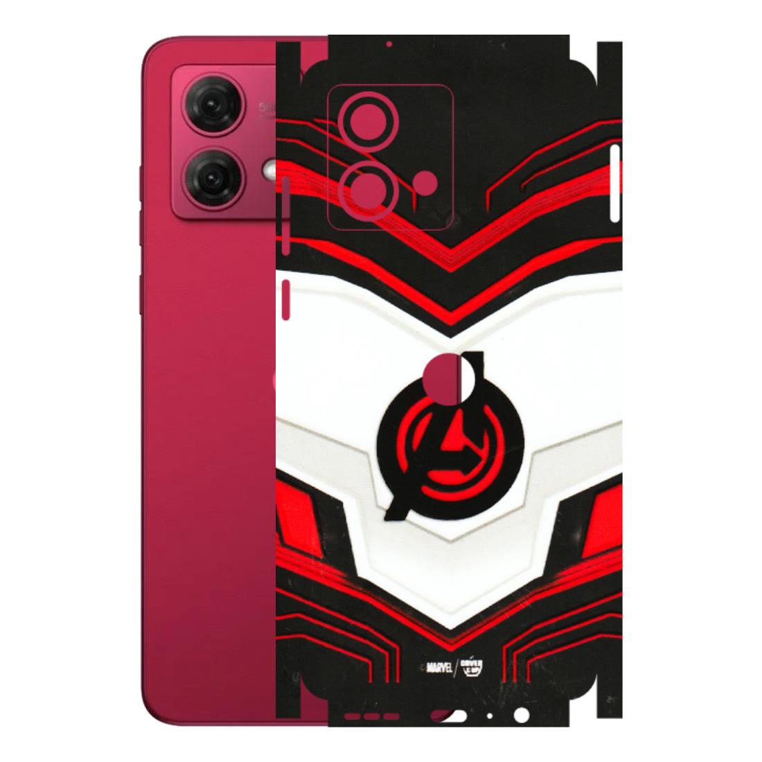 Motorola Phone Skins (All Models) - Avengers Logo - 3D Embossed Finish (L-55) Motorola G84 (5G)