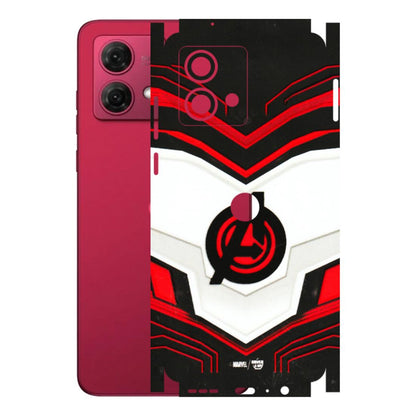 Motorola Phone Skins (All Models) - Avengers Logo - 3D Embossed Finish (L-55) Motorola G84 (5G)