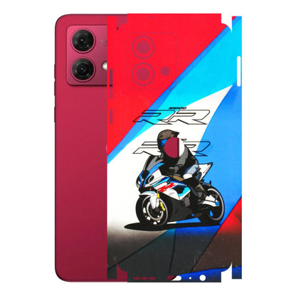 Motorola Phone Skins (All Models) - Bikers Love - 3D Embossed Finish (L-58) Motorola G84 (5G)