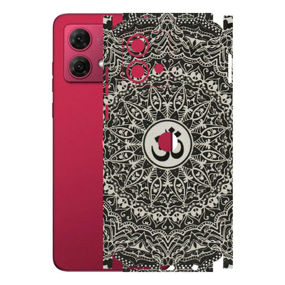 Motorola Phone Skins (All Models) - Aum Elegant Mandala - 3D Embossed Finish (L-62) Motorola G84 (5G)
