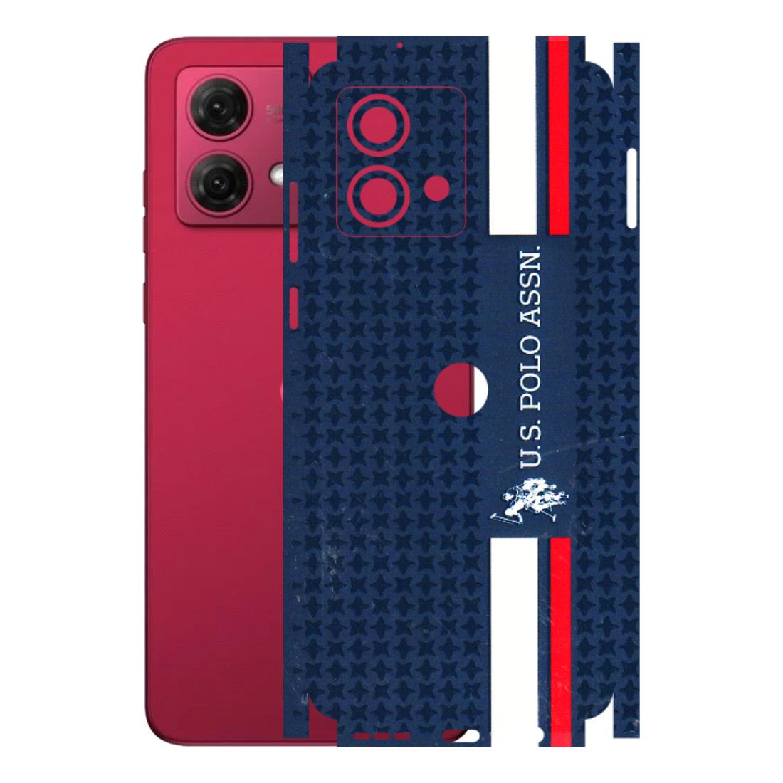 Motorola Phone Skins (All Models) - US POLO Designer Brand - 3D Embossed Finish (L-65) Motorola G84 (5G)