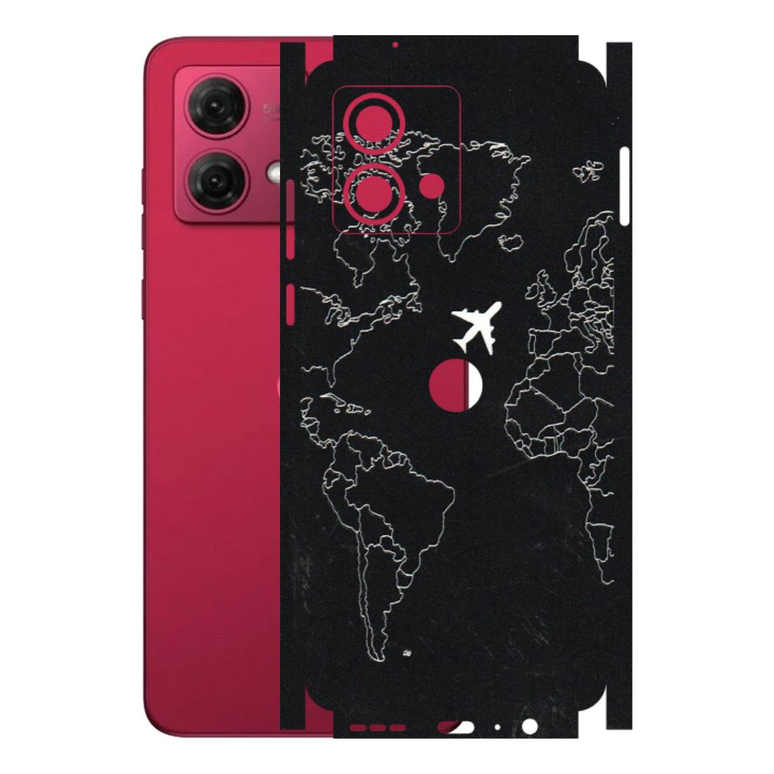Motorola Phone Skins (All Models) - Never Ending Travel - 3D Embossed Finish (L-79) Motorola G84 (5G)