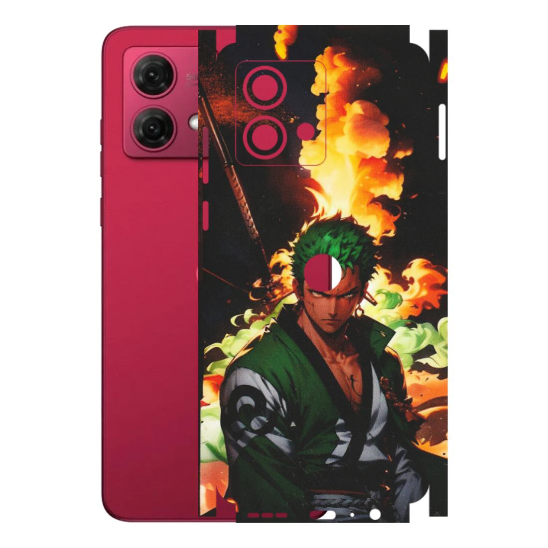 Motorola Phone Skins (All Models) - Roronoa Zoro - Matte Finish (M-102) Motorola G84 (5G)
