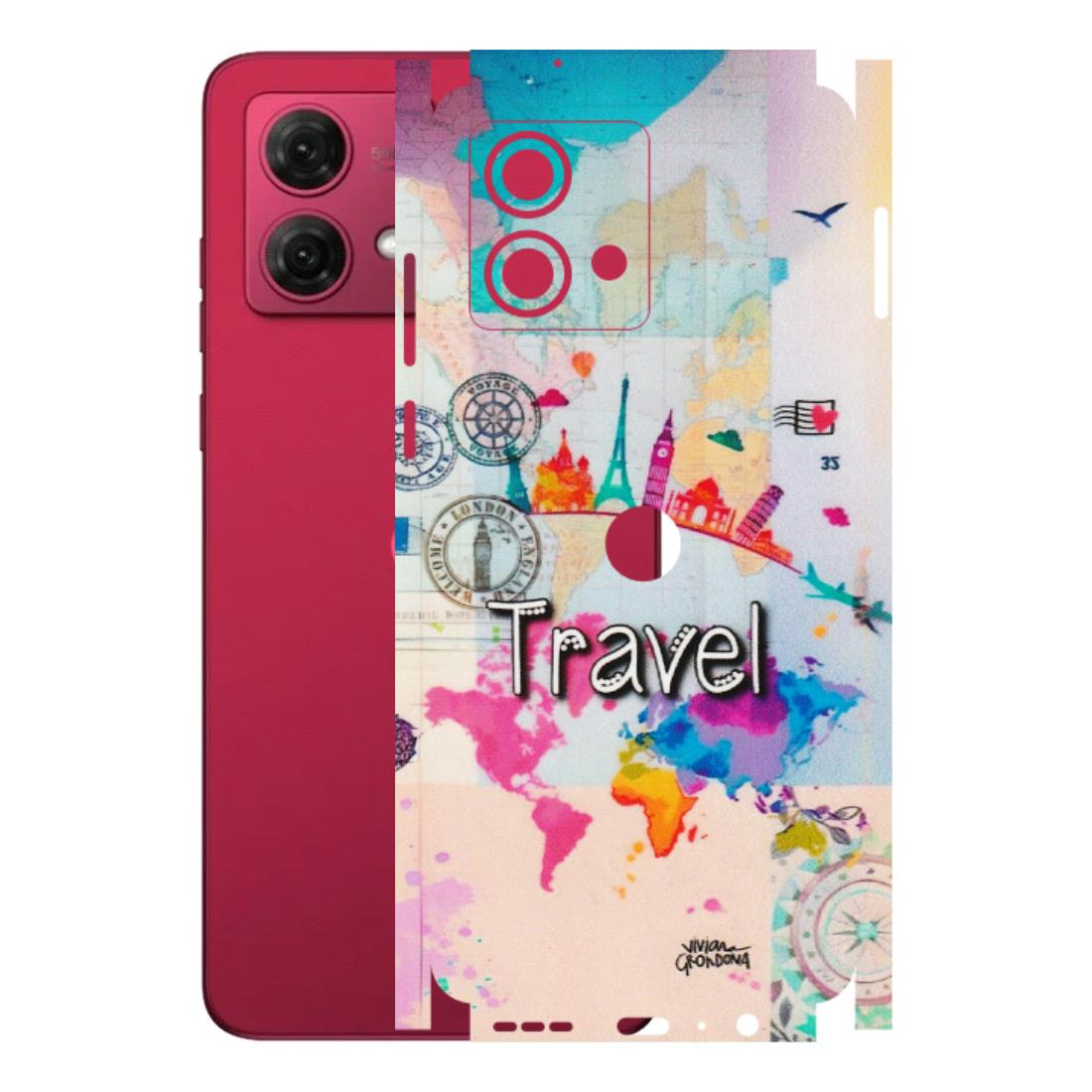 Motorola Phone Skins (All Models) - Travel The Wonders - Matte Finish (M-108) Motorola G84 (5G)