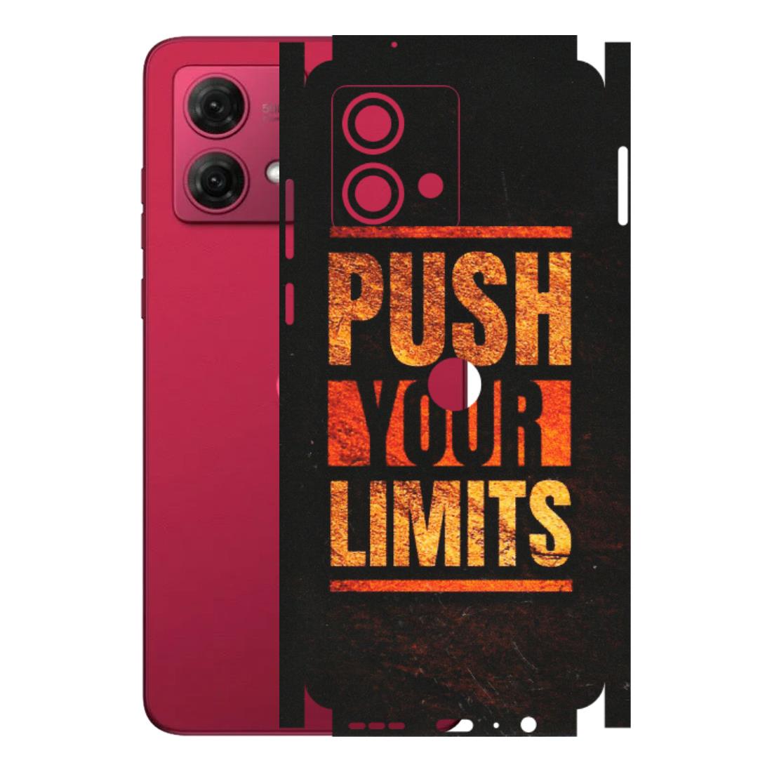 Motorola Phone Skins (All Models) - Push Your Limits - Matte Finish (M-118) Motorola G84 (5G)