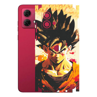 Motorola Phone Skins (All Models) - Angry Goku - Matte Finish (M-12) Motorola G84 (5G)