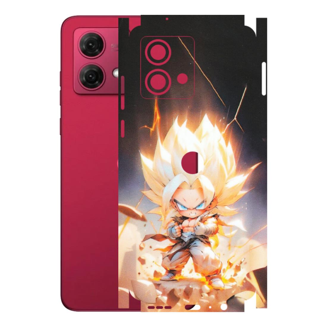 Motorola Phone Skins (All Models) - Goku Dragon Cute Anime - Matte Finish (M-131) Motorola G84 (5G)