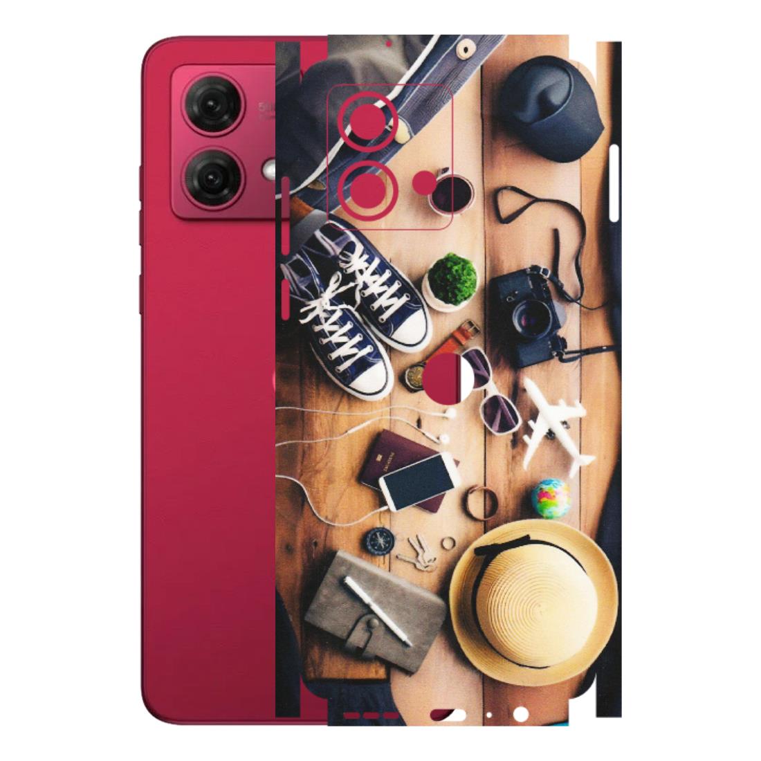 Motorola Phone Skins (All Models) - Travel Wanderlust - Matte Finish (M-133) Motorola G84 (5G)