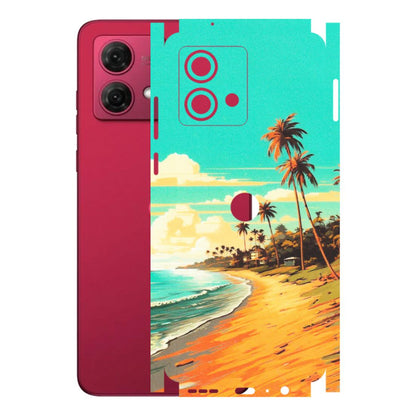 Motorola Phone Skins (All Models) - Miami Beach - Matte Finish (M-136) Motorola G84 (5G)
