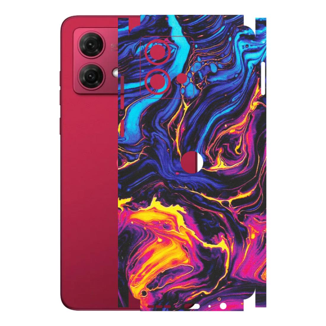 Motorola Phone Skins (All Models) - Abstract Paint Classy - Matte Finish (M-15) Motorola G84 (5G)