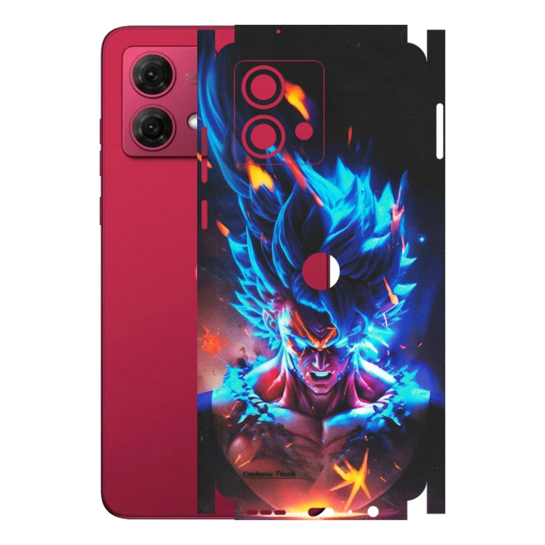Motorola Phone Skins (All Models) - Angry Goku Dragon Ball Anime - Matte Finish (M-150) Motorola G84 (5G)
